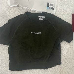 Alphalete Amplify Evergreen Crop Top Size Small
